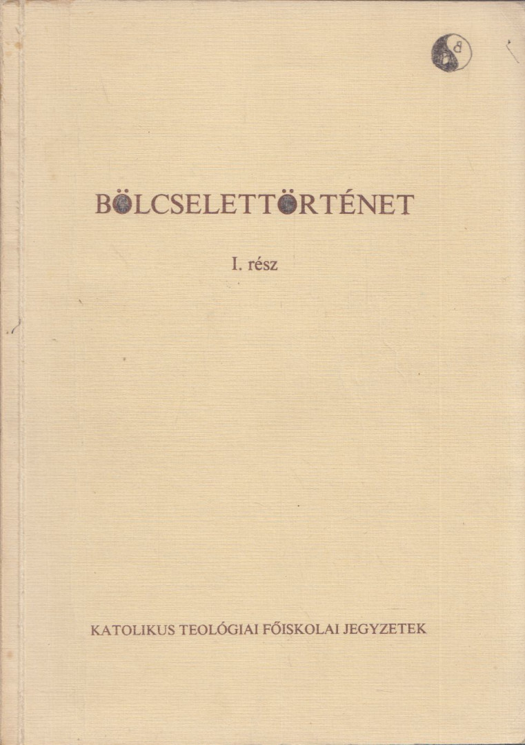Hosszú Lajos - Bölcselettörténet I. rész [antikvár]