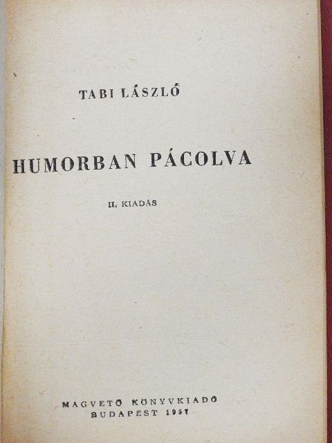 Tabi László - Humorban pácolva [antikvár]