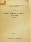 Győző Szabó - Esercitazioni di lingua italiana [antikvár]
