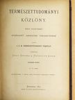 Dr. Borbás Vincze - Természettudományi Közlöny 1875. január-december [antikvár]