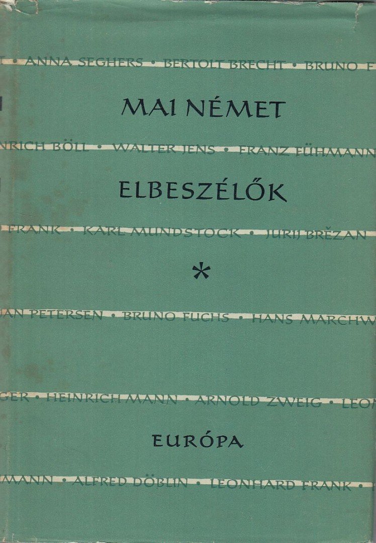 Kis Anna - Mai német elbeszélők [antikvár]