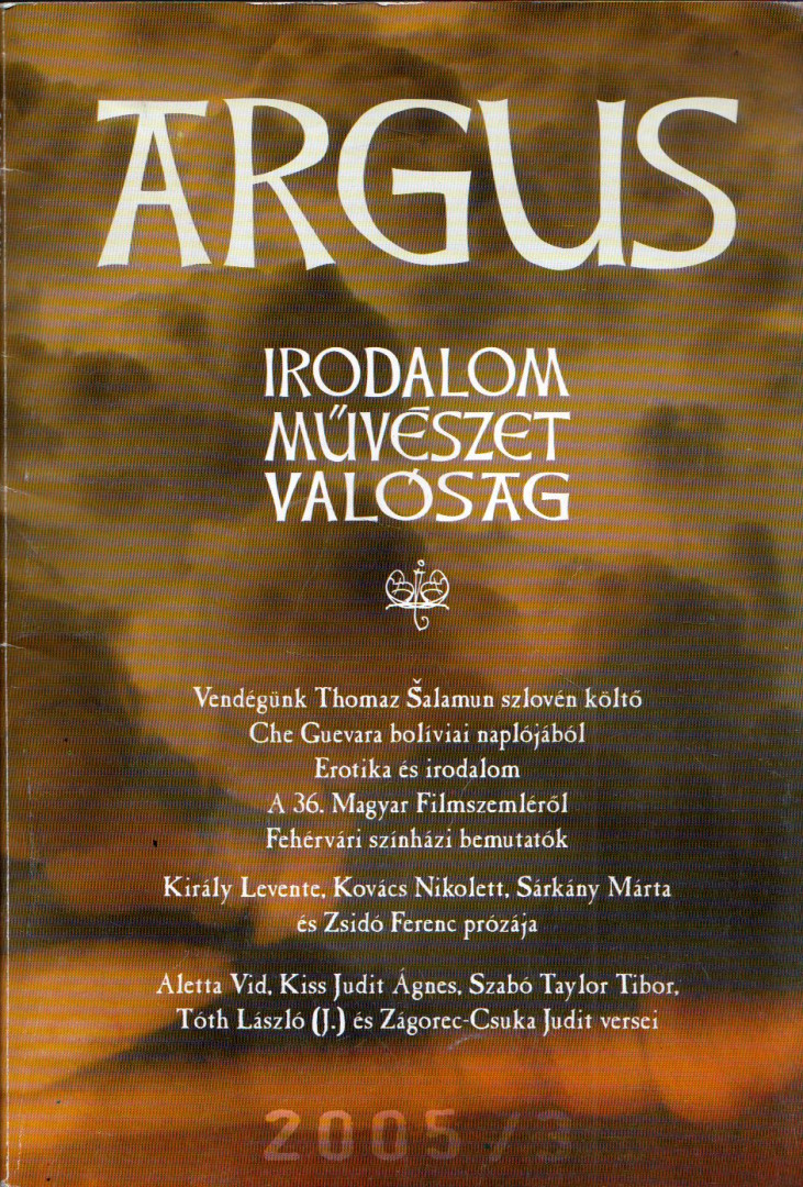 Tódor János - Árgus 2005/3 [antikvár]