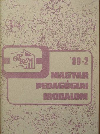 Magyar Pedagógiai Irodalom 1989/2. [antikvár]