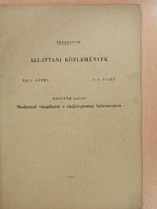 Horváth Lajos - Madártani vizsgálatok a tüskés-pusztai halastavakon (dedikált példány) [antikvár]