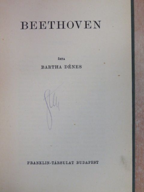 Bartha Dénes - Beethoven [antikvár]