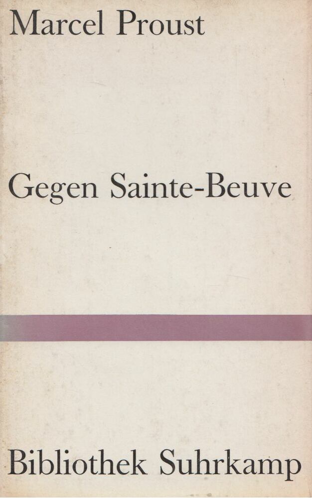 Marcel Proust - Gegen Sainte-Beuve [antikvár]