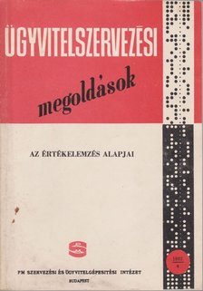 Gáspár Péter Pál - Az értékelemzés alapjai [antikvár]