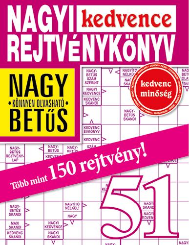 Nagyi Kedvence Rejtvénykönyv 51