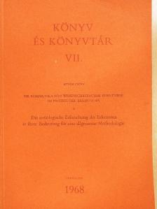 Könyv és könyvtár VII. [antikvár]