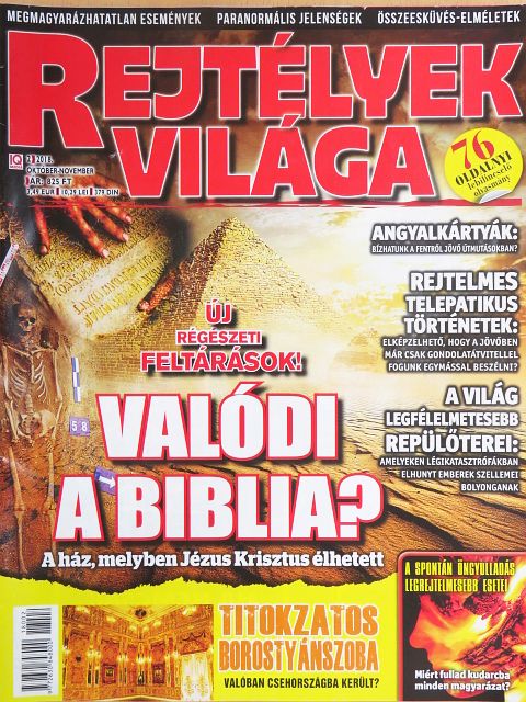 Rejtélyek világa 2018. október-november [antikvár]
