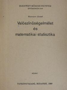 Reimann József - Valószínűségelmélet és matematikai statisztika [antikvár]