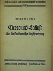 Joseph Vogt - Cicero und Gallust (gótbetűs) [antikvár]
