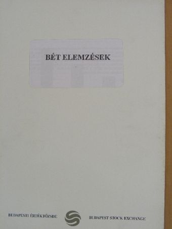 BÉT elemzések 2005. március-2006. március [antikvár]