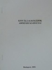 Kisvállalkozások adózási szabályai [antikvár]
