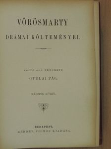 Vörösmarty Mihály - Vörösmarty drámai költeményei II. [antikvár]
