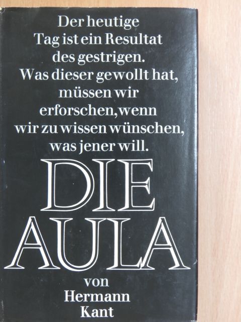 Hermann Kant - Die aula [antikvár]