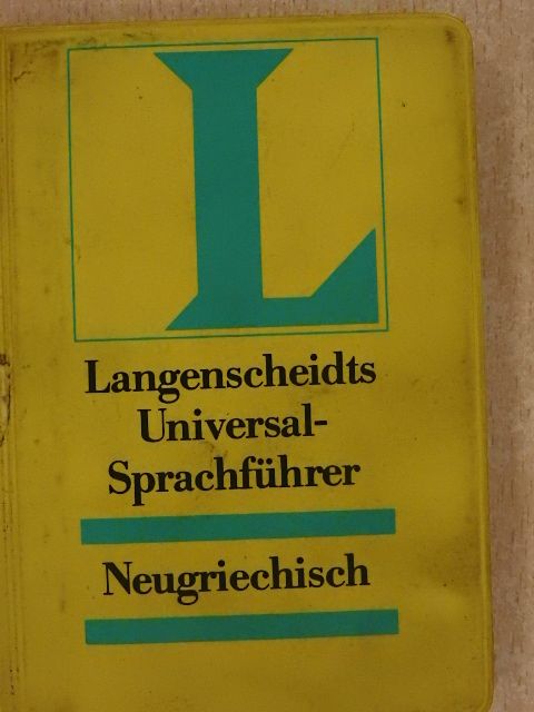 Langenscheidts Universal-Sprachführer Neugriechisch [antikvár]