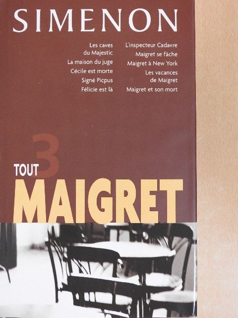Georges Simenon - Tout Maigret 3. [antikvár]