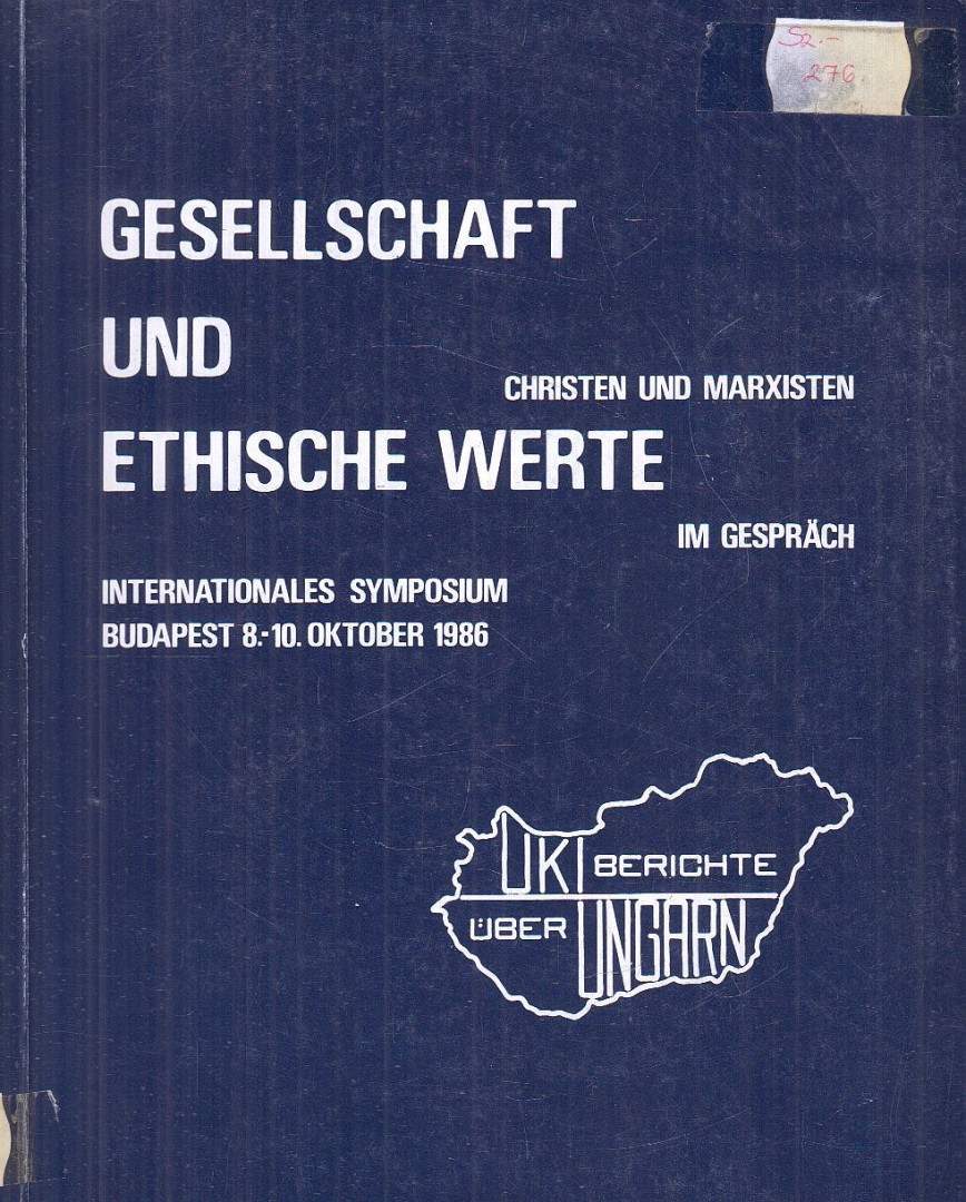 Karl H. Neufeld - Gesellschaft und ethische Werte [antikvár]