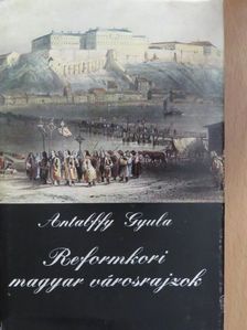 Antalffy Gyula - Reformkori magyar városrajzok [antikvár]