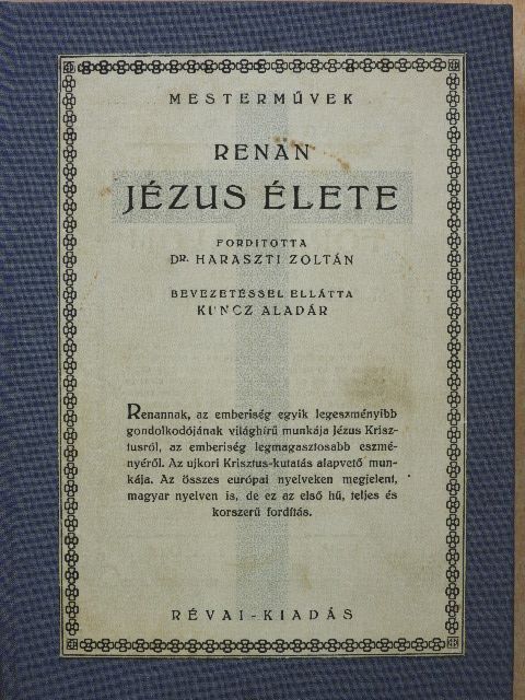 Renan - Jézus élete [antikvár]