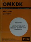 Hegyi Nándor - Az iparvállalat szakmai információs rendszere [antikvár]