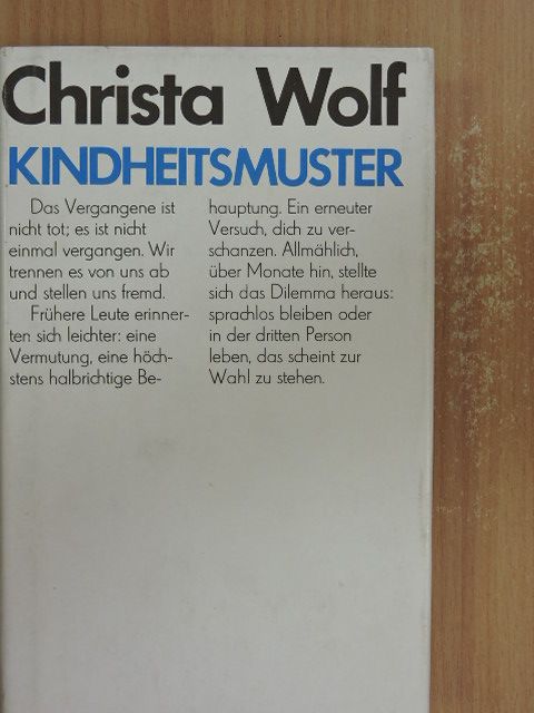 Christa Wolf - Kindheitsmuster [antikvár]