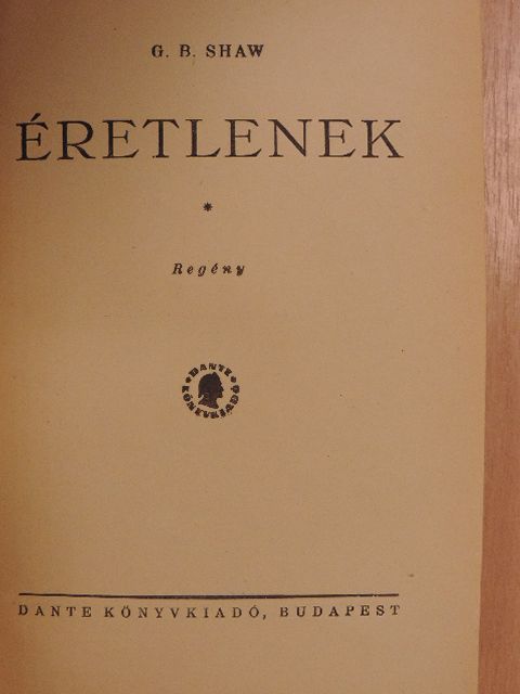 G. B. Shaw - Éretlenek [antikvár]