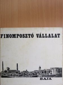 Dr. Faludi Gábor - Finomposztó Vállalat [antikvár]