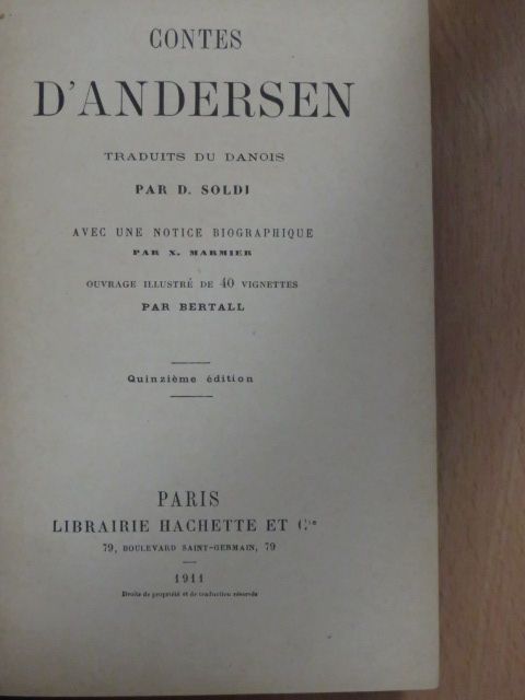 Andersen - Contes D'Andersen [antikvár]