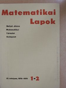Heinz Langer - Matematikai Lapok 1976-1979. [antikvár]