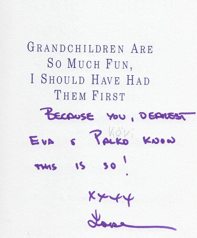 Wyse, Lois - Grandchildren are so much fun, I should have had them first (dedikált) [antikvár]