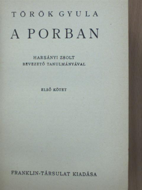 Török Gyula - A porban I-II. [antikvár]