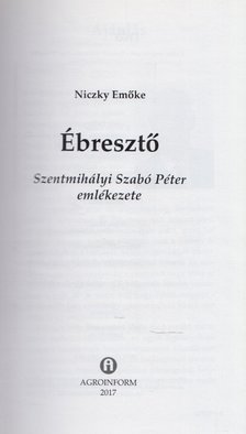 Niczky Emőke - Ébresztő [antikvár]
