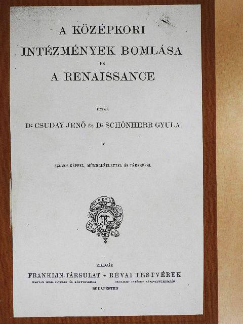 Dr. Csuday Jenő - Nagy képes világtörténet VI. [antikvár]