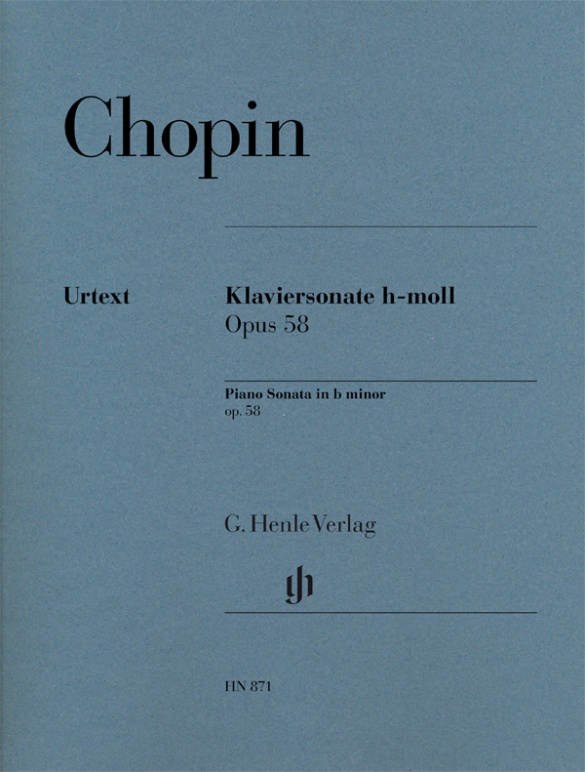 Chopin - KLAVIERSONATE h-MOLL OP.58 URTEXT (ZIMMERMANN/THEOPOLD)
