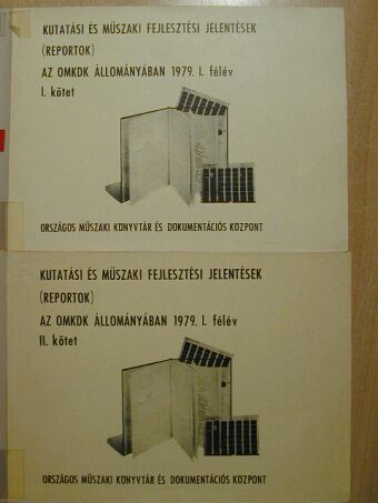 Kutatási és műszaki fejlesztési jelentések (reportok) az OMKDK állományában 1979. I. félév/I., II. [antikvár]