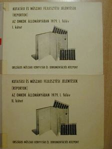 Kutatási és műszaki fejlesztési jelentések (reportok) az OMKDK állományában 1979. I. félév/I., II. [antikvár]