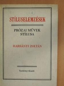 Harsányi Zoltán - Stíluselemzések [antikvár]