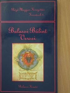 Balassi Bálint - Balassi Bálint versei [antikvár]