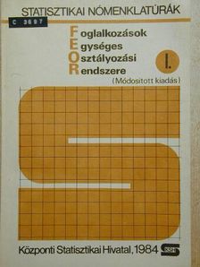 Foglalkozások Egységes Osztályozási Rendszere I. (töredék) [antikvár]