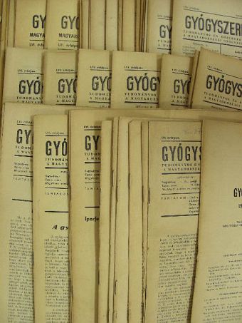 Gyógyszerészi Közlöny 1940. (nem teljes évfolyam) [antikvár]