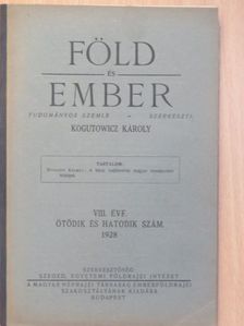 Eperjesy Kálmán - Föld és Ember 1928/5-6. [antikvár]