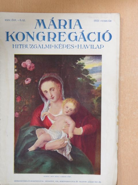 B. B. - Mária Kongregáció 1931. február [antikvár]