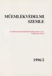 F. MENTÉNYI KLÁRA - Műemlékvédelmi szemle 1996/2 [antikvár]