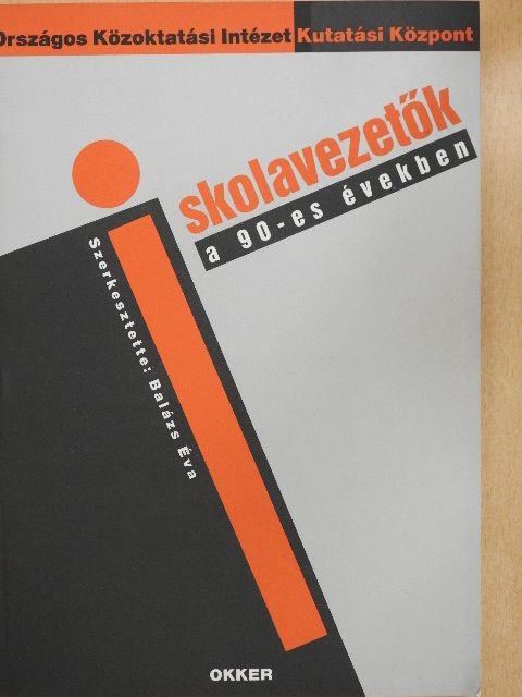 Iskolavezetők a 90-es években [antikvár]