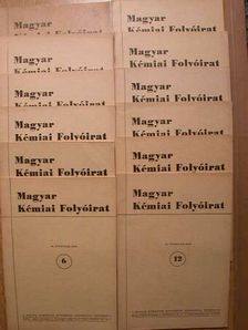 Magyar Kémiai Folyóirat 1962. január-december [antikvár]