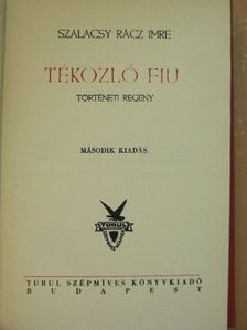 Szalacsy Rácz Imre - Tékozló fiu [antikvár]