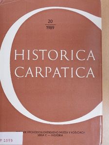 Jozef Sulacek - Historica Carpatica 20/1989 [antikvár]