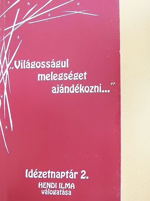 Antoine de Saint-Exupéry - "Világosságul melegséget ajándékozni..." [antikvár]